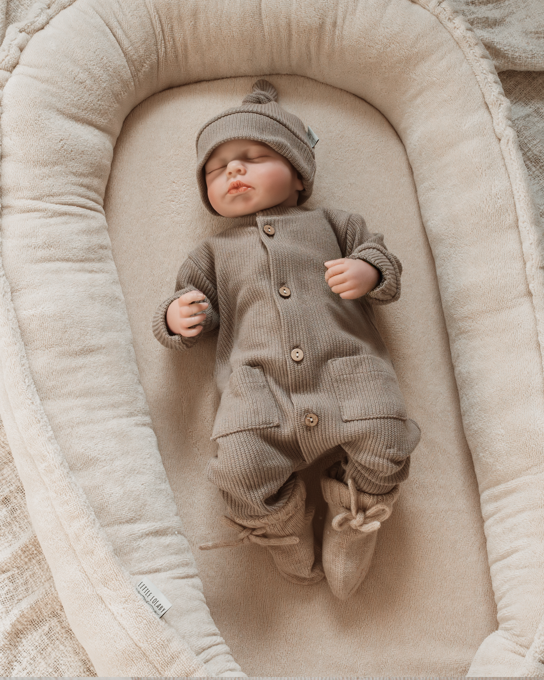 Boxpakje Gebreid - Taupe