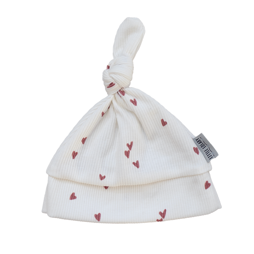 Knoopmuts Little Hearts - Clay Pink