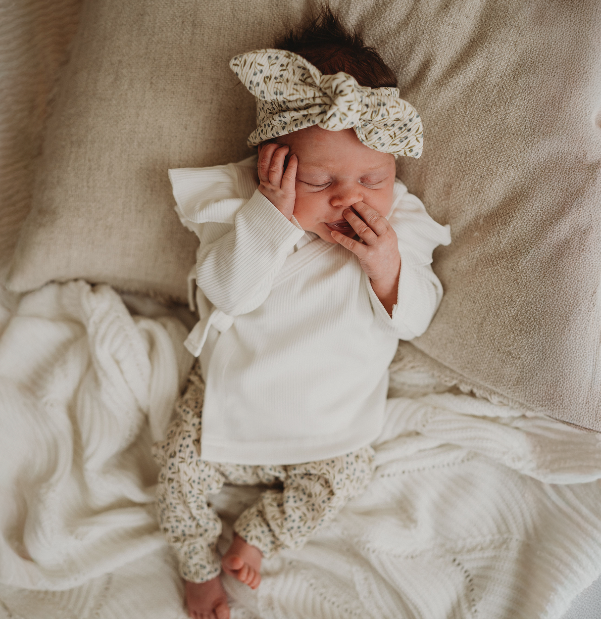 Overslagshirt Ruffle - Ecru