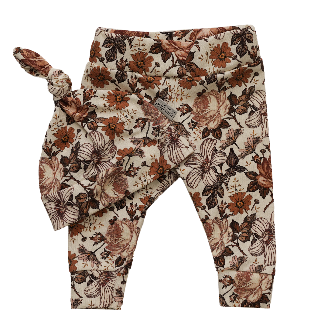 Newborn Muts + Broek - Flowers Cacao