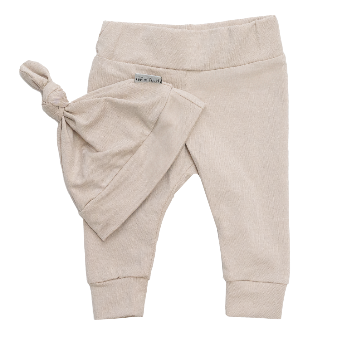 Newborn Muts + Broek - Sand