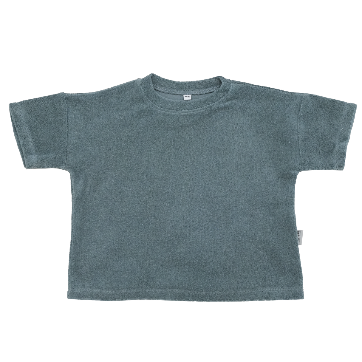 Oversized Shirt Badstof - Petrol