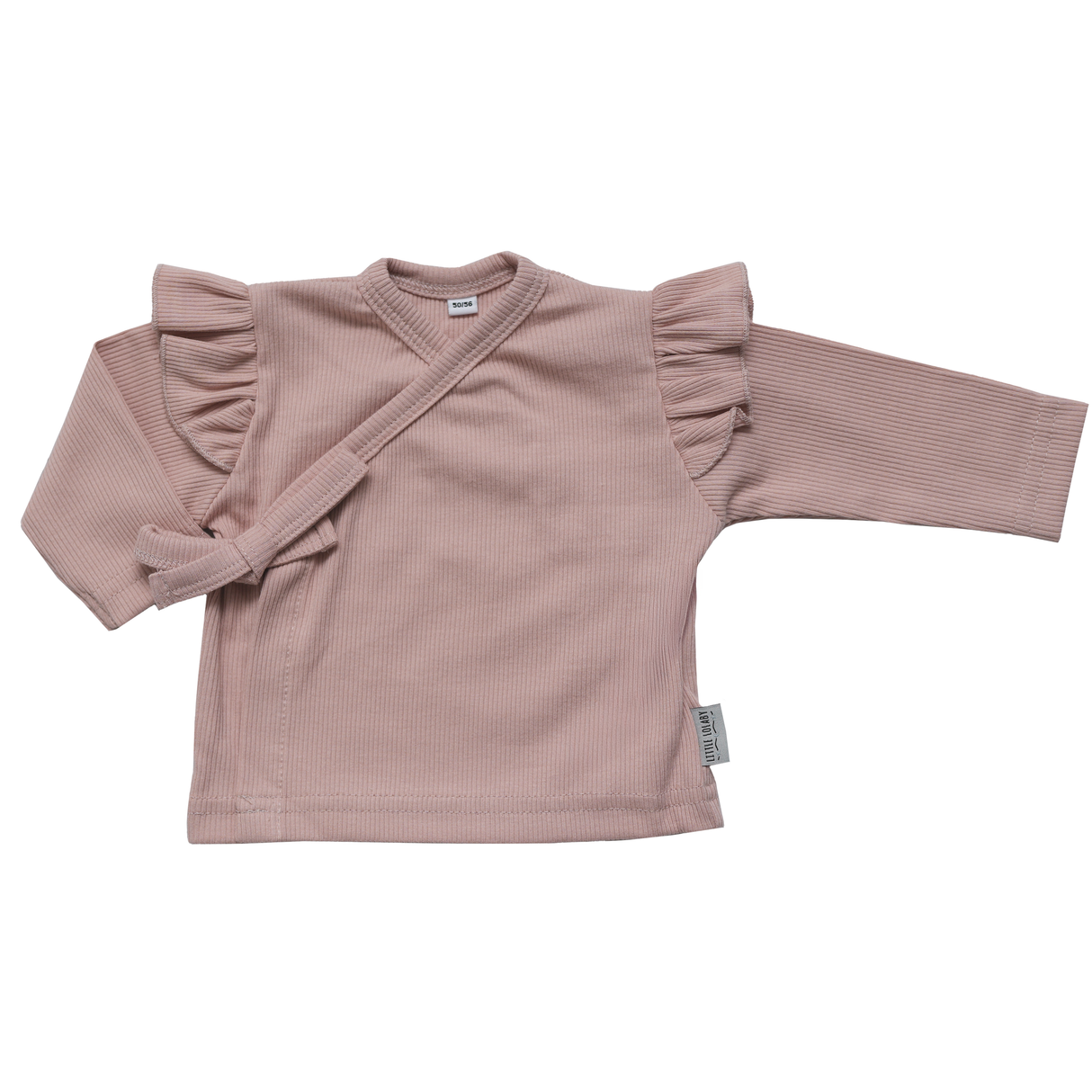 Overslagshirt Ruffle - Old Pink