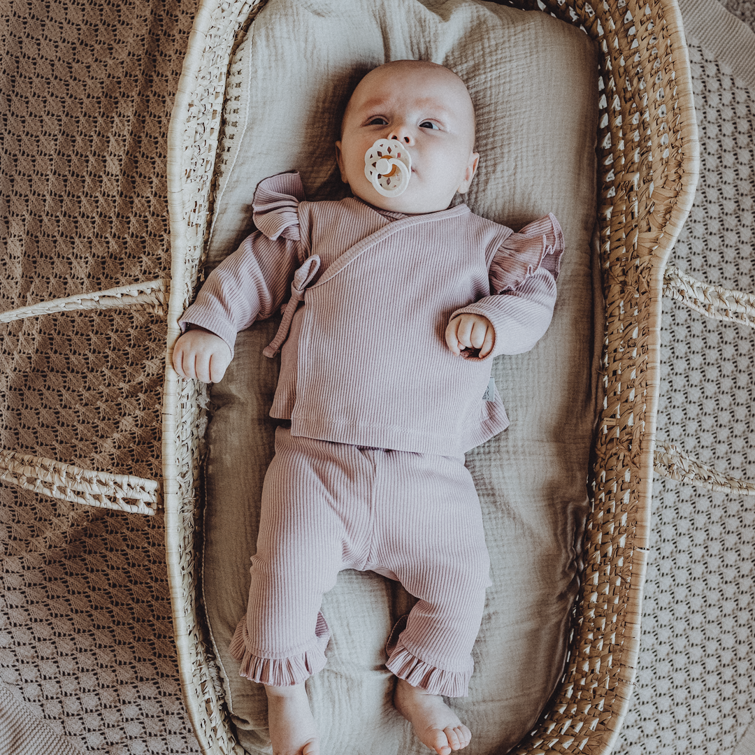 Legging Ruffle - Old Pink