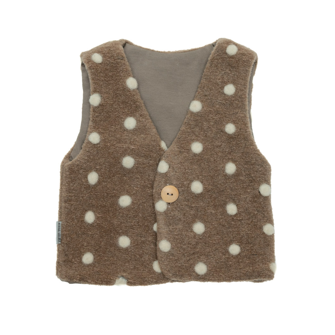 Wool Gilet - Dots