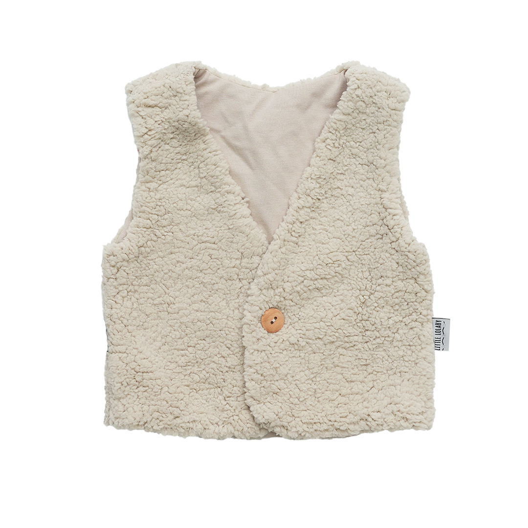 Teddy Gilet - Sand