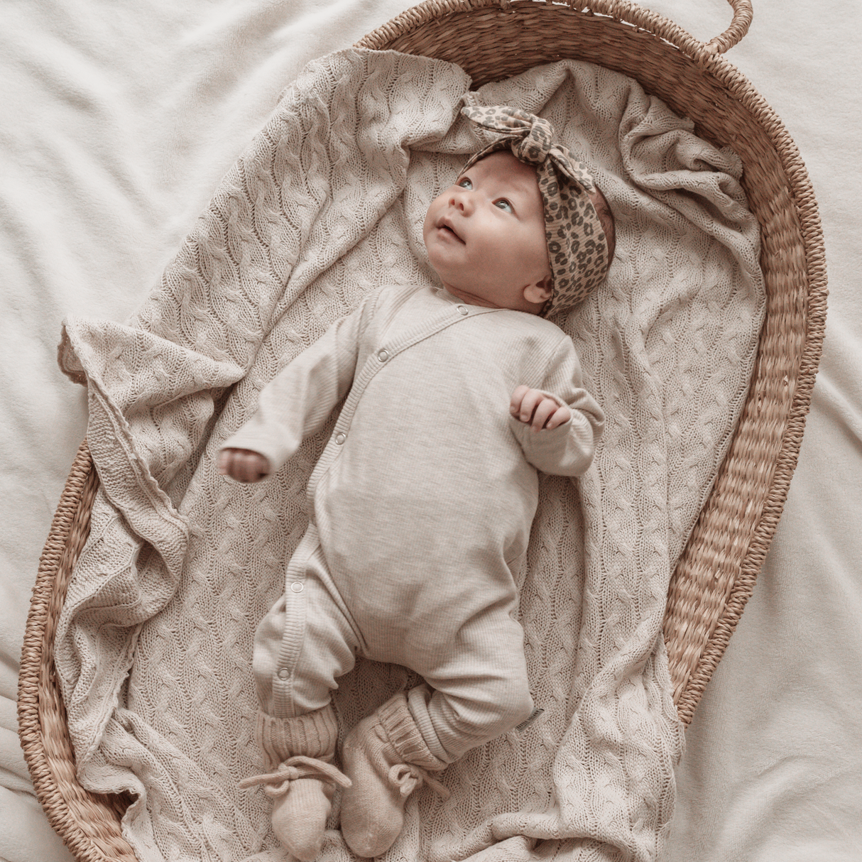 Boxpakje Small Rib - Beige Melange