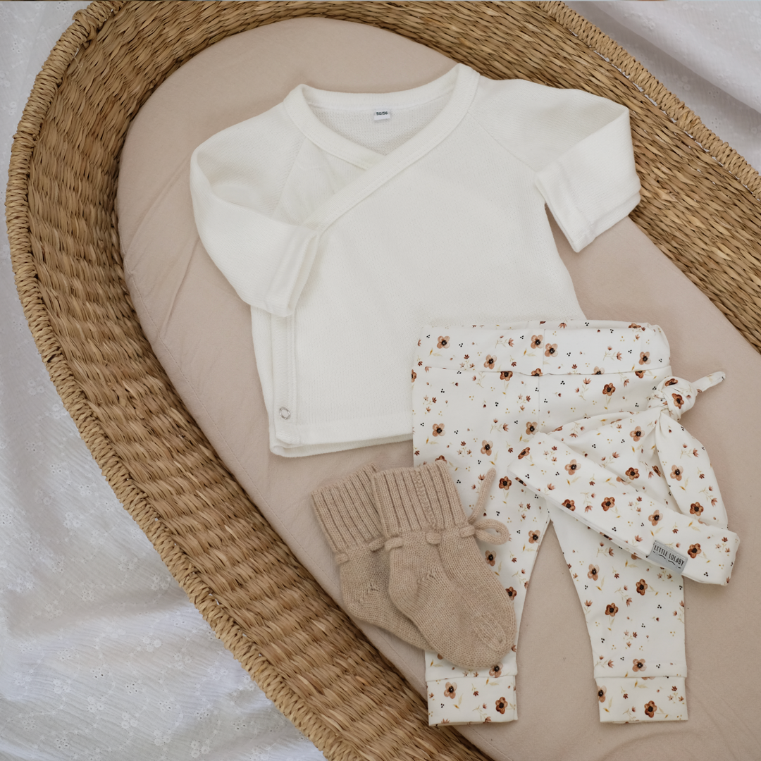 Overslagshirt Fijn Gebreid - Ecru