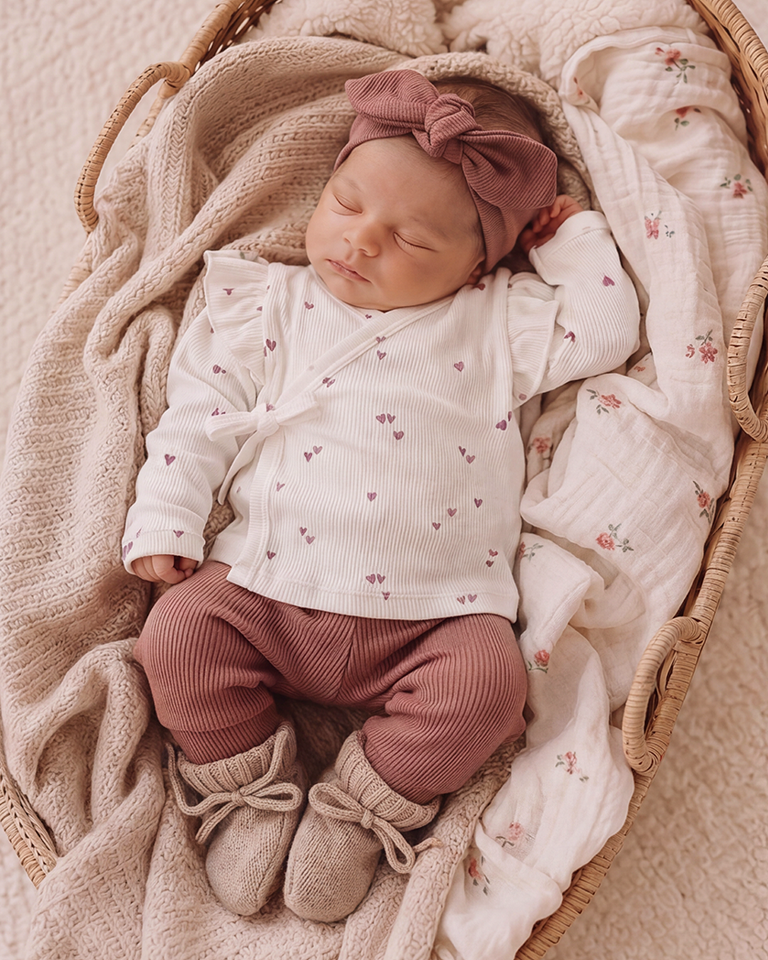Legging Small Rib - Clay Pink